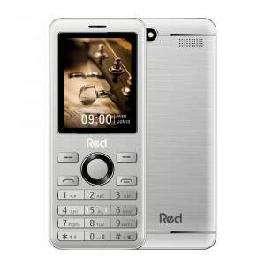 Celular Red Mobile Prime 2.4 M012F, Tela 2.4", Câmera, FM Wireless, Vibracall, Memória Expansível Até 32GB - Prata